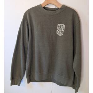 Obey Green Graphic Long Sleeve Sweatshirt Medium